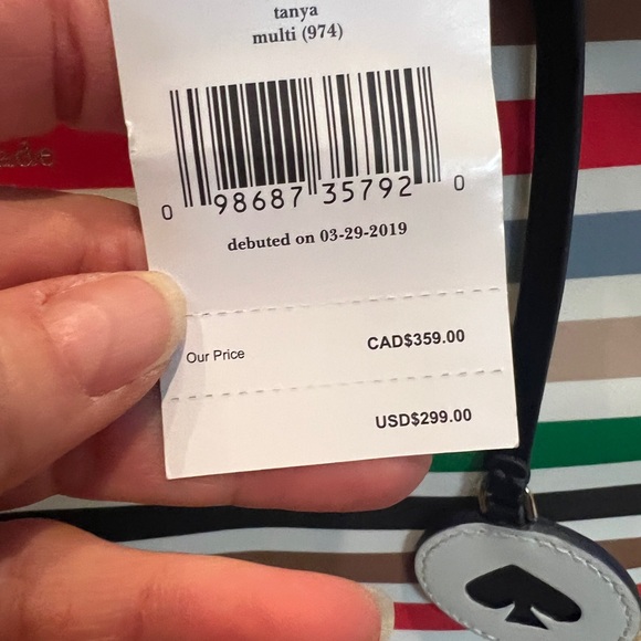 Kate Spade multicolor tote. - Picture 6 of 8